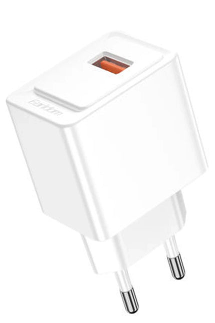EU45 18W USB QC 3.0 Çıkışlı ve USB to Type-C Kablolu PD Hızlı Şarj Cihazı