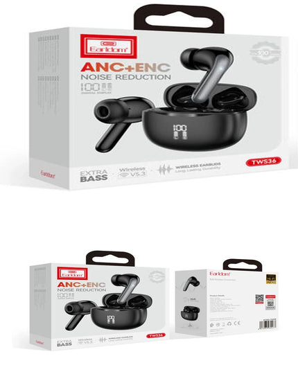 TWS36 Aktif Gürültü Engelleyici Özellikli Bluetooth 5.3 Kablosuz Airpods Kulaklık 5