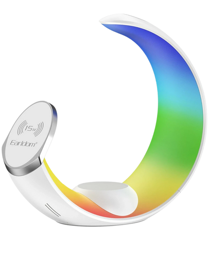 WC55 4in1 15W Telefon Saat ve Airpods İçin RGB Kablosuz Şarj Standı