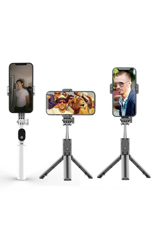 ZP25 Ayarlanabilir Açılı BT 4.0 Tripodlu Mini Selfie Çubuğu - Beyaz 4