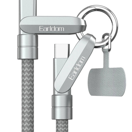 EC-208CL 1M 27W Type-C to Lightning Ekstra Boyun Askısına Dönüşme Özellikli PD Hızlı Şarj Kablosu