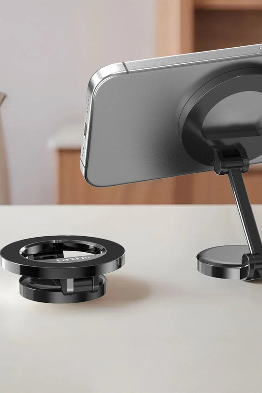 EH316 Ayarlanabilir Katlanabilir 360 Dönen Manyetik Metal Telefon Tutucu 5