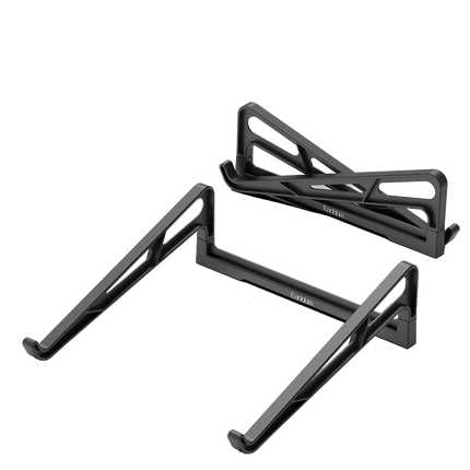 EH374 Katlanabilir Metal Laptop Standı -Siyah 2