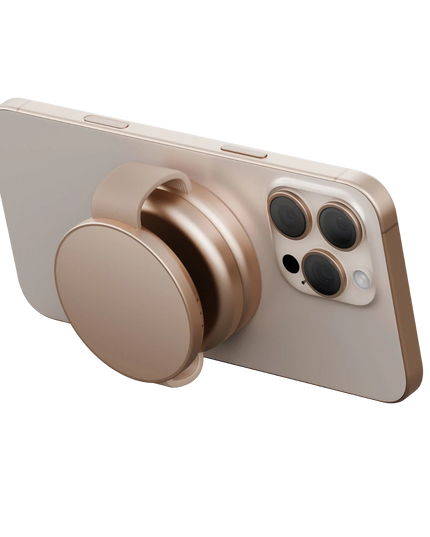 AluMag Trio 3in1 Katlanabilir Qi2 Destekli 15W Telefon Saat Airpods Masaüstü Hızlı Şarj Standı - Gold 3