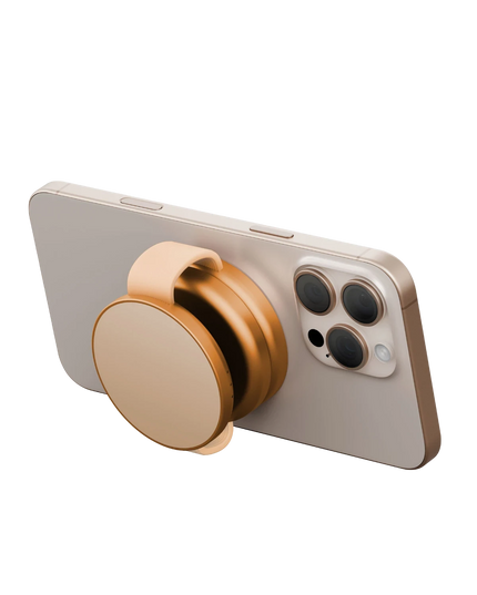 AluMag Trio 3in1 Katlanabilir Qi2 Destekli 15W Telefon Saat Airpods Masaüstü Hızlı Şarj Standı - Turuncu 3