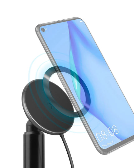 MagDrive 2in1 Izgara Klipsli ve Bardaklık Bölgesine Takma Aparatlı 15W Kablosuz Şarjlı Manyetik Magsafe Araç Tutucu 3