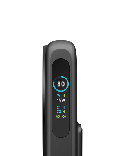 MagPac Ultra 10000mAh Qi2 25W Dahili Kablolu Standlı Manyetik Powerbank - Siyah 3