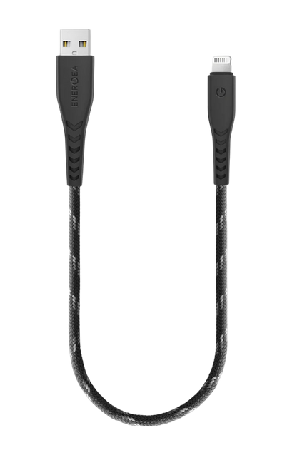NyloFlex 30cm MFi Sertifikalı USB-A to Lightning Hızlı Şarj Data Kablosu