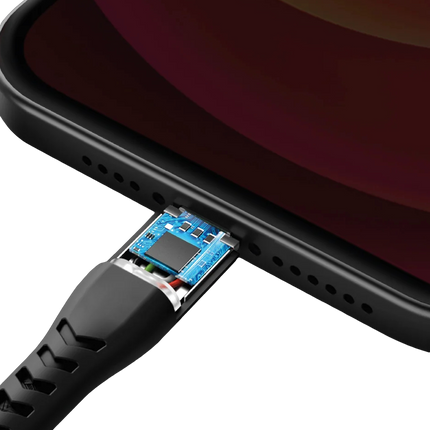 NyloFlex 30cm MFi Sertifikalı USB-A to Lightning Hızlı Şarj Data Kablosu 2