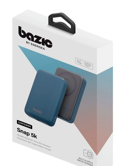 X Bazic GoPower Snap 5K 3in1 5.000 mAh 20W PD Kablolu ve 15W Kablosuz Hızlı Şarj Magsafe Powerbank - Beyaz 4