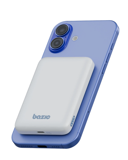 X Bazic GoPower Snap 5K 3in1 5.000 mAh 20W PD Kablolu ve 15W Kablosuz Hızlı Şarj Magsafe Powerbank - Beyaz 2