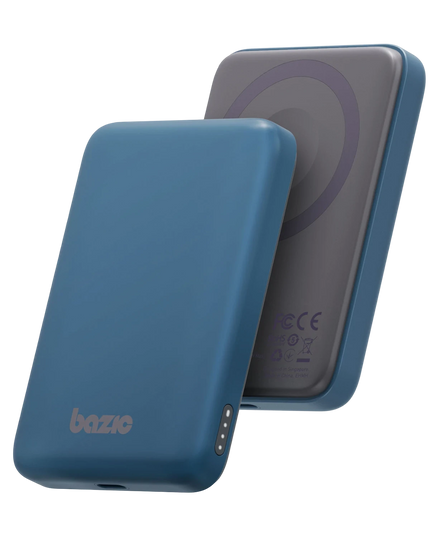 X Bazic GoPower Snap 5K 3in1 5.000 mAh 20W PD Kablolu ve 15W Kablosuz Hızlı Şarj Magsafe Powerbank - Mavi