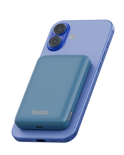 X Bazic GoPower Snap 5K 3in1 5.000 mAh 20W PD Kablolu ve 15W Kablosuz Hızlı Şarj Magsafe Powerbank - Mavi 2