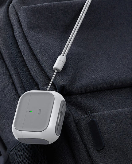 Airpods 4 (4.nesil)/Airpods 5 (5.Nesil) Orbit Hybrid Magsafe Şarj Destekli Kılıf - Beyaz 6