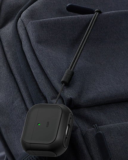 Airpods 4 (4.nesil)/Airpods 5 (5.Nesil) Orbit Hybrid Magsafe Şarj Destekli Kılıf - Siyah 6