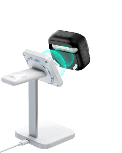 Airpods 4 (4.nesil)/Airpods 5 (5.Nesil) Pulse FlickLock Magsafe Şarj Destekli Kilitli Kılıf - Yeşil 3