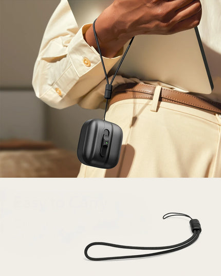 Airpods 4 (4.nesil)/Airpods 5 (5.Nesil) Pulse FlickLock Magsafe Şarj Destekli Kilitli Kılıf - Yeşil 5