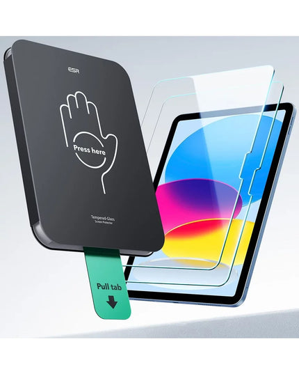 iPad 2025 10.9 (10.Nesil) UltraFit Classic AutoKit 2 Adet Tablet Cam Ekran Koruyucu 2