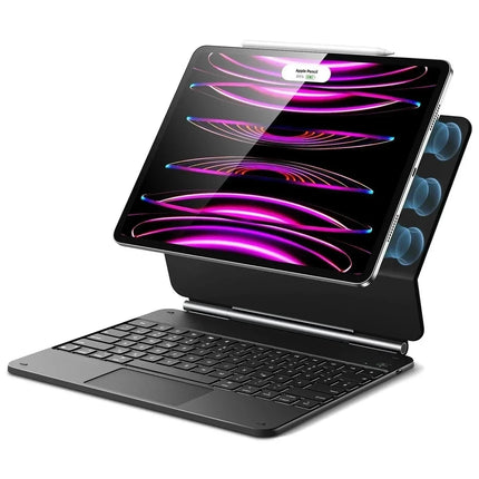 iPad Air 11 (2024) Rebound Manyetik Klavyeli Tablet Kılıfı