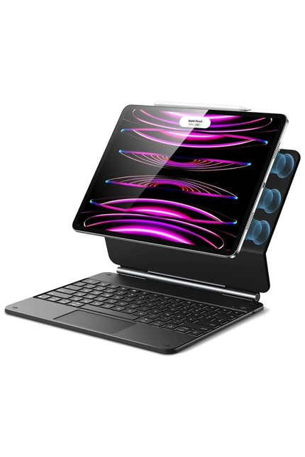 iPad Air 11 (2024) Rebound Manyetik Klavyeli Tablet Kılıfı