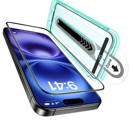 iPhone 16 Plus Tempered 2 Adet Cam Ekran Koruyucu 2