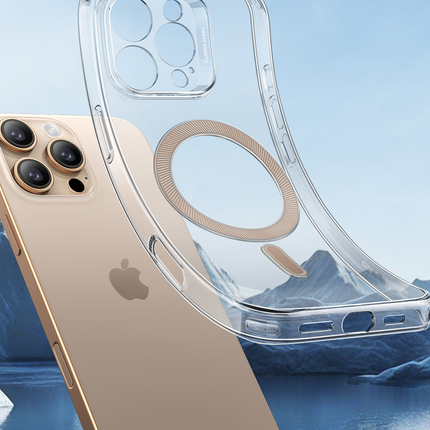 iPhone 16 Pro Max Zero Clear Magsafe Kapak Kılıf - Çöl Titanyum 2