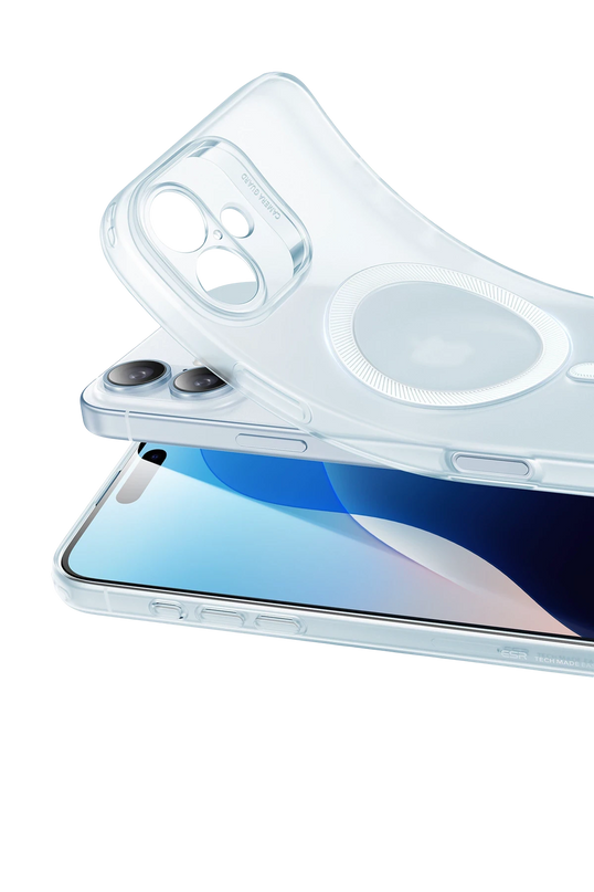iPhone 16 Zero Clear Magsafe Kapak Kılıf - Mavi 2