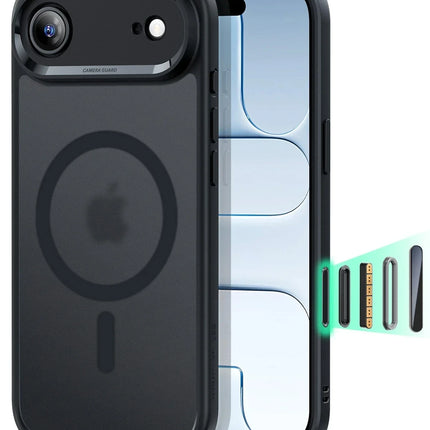 iPhone 17 Air Classic Hybrid Magsafe Kapak Kılıf - Siyah 2 2