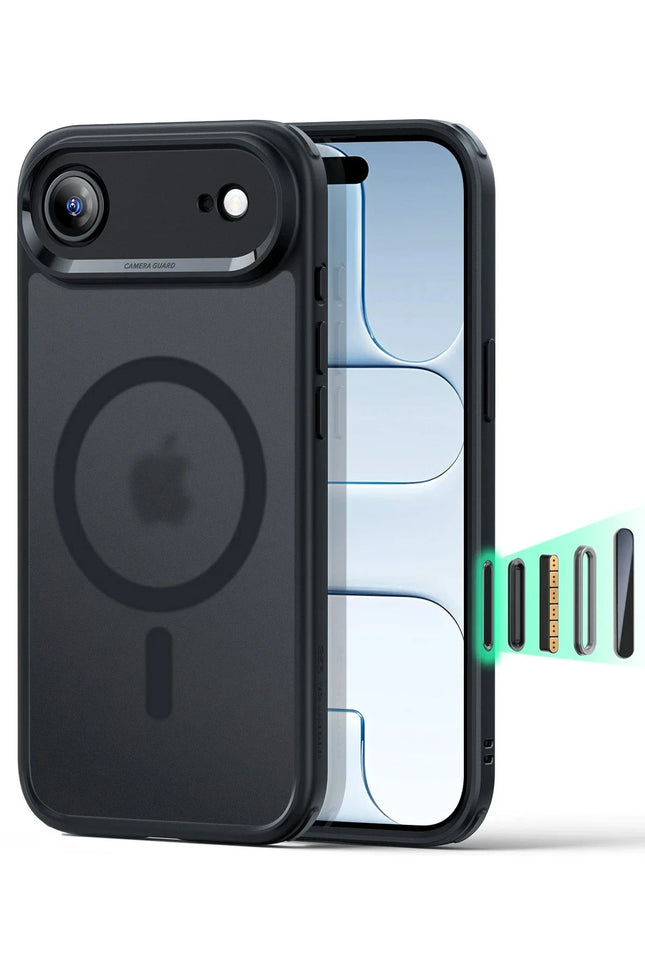 iPhone 17 Air Classic Hybrid Magsafe Kapak Kılıf - Siyah 2 2