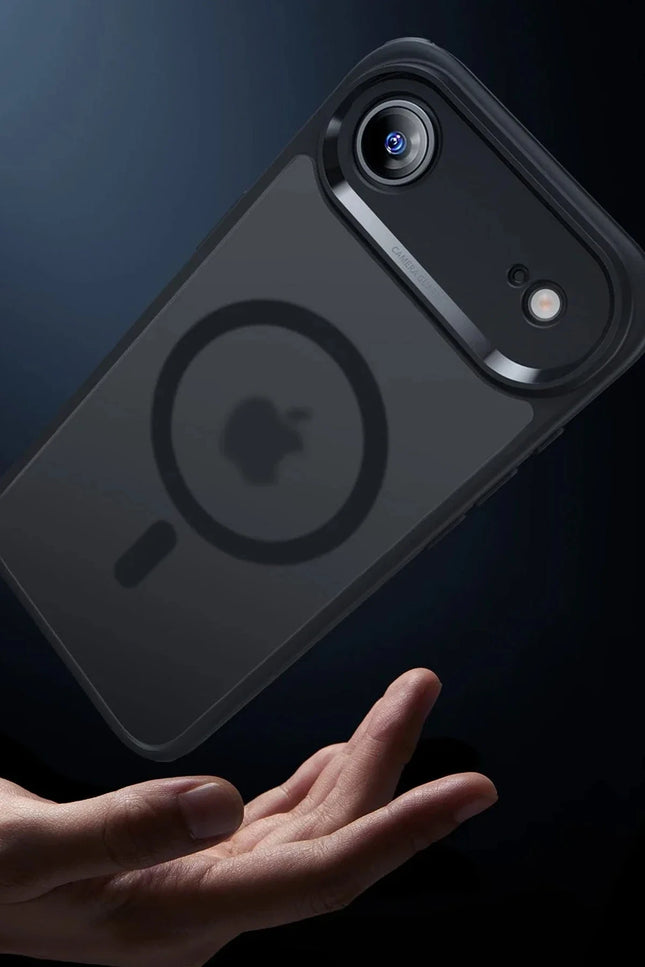 iPhone 17 Air Classic Hybrid Magsafe Kapak Kılıf - Siyah 2 4