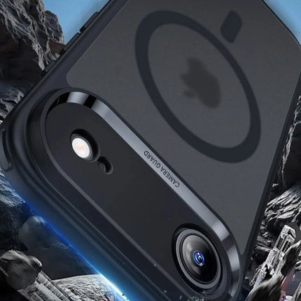 iPhone 17 Air Classic Hybrid Magsafe Kapak Kılıf - Siyah 2 3