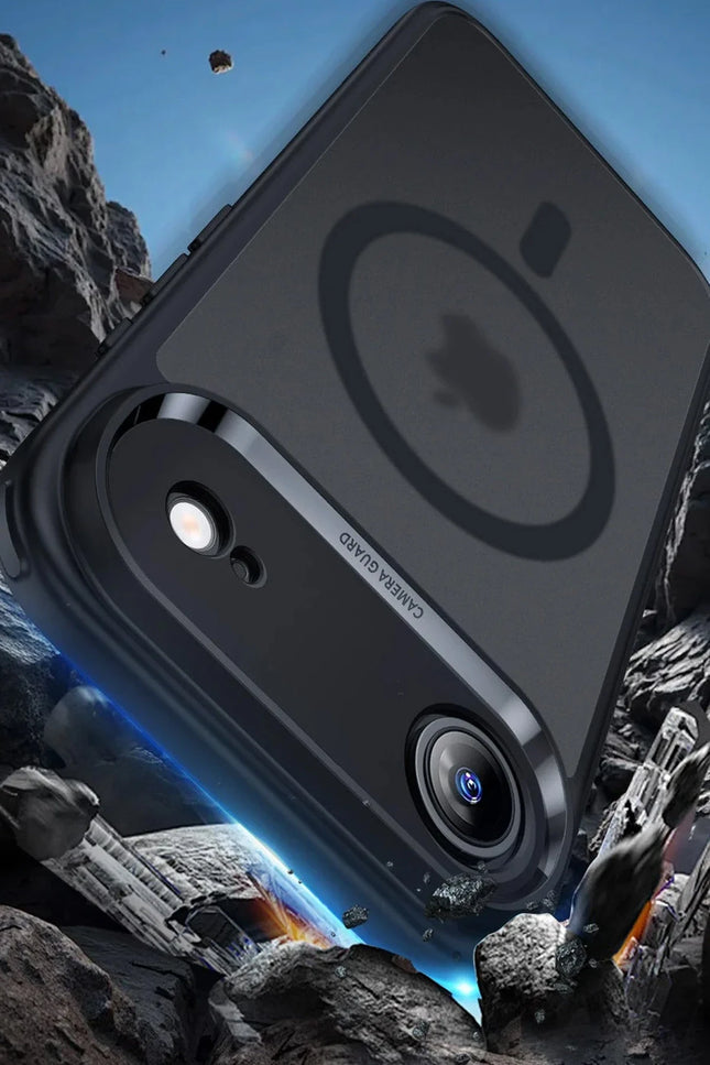iPhone 17 Air Classic Hybrid Magsafe Kapak Kılıf - Siyah 2 3