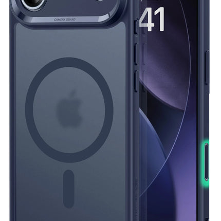 iPhone 17 Air Classic Hybrid Magsafe Kapak Kılıf - Mavi