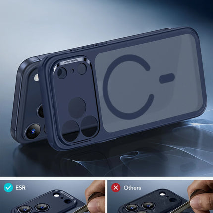 iPhone 17 Air Classic Hybrid Magsafe Kapak Kılıf - Mavi 5