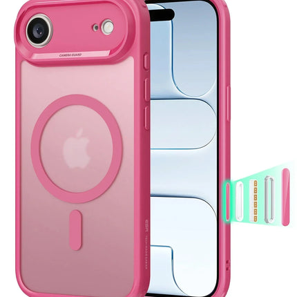 iPhone 17 Air Classic Hybrid Magsafe Kapak Kılıf - Pembe 2