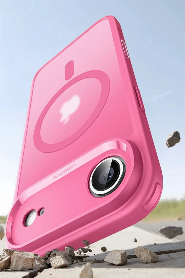 iPhone 17 Air Classic Hybrid Magsafe Kapak Kılıf - Pembe 3