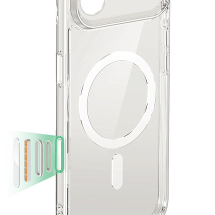 iPhone 17 Air Classic Hybrid Magsafe Kapak Kılıf - Şeffaf 2