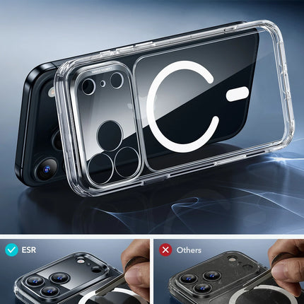 iPhone 17 Air Classic Hybrid Magsafe Kapak Kılıf - Şeffaf 3