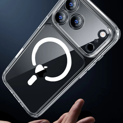 iPhone 17 Air Classic Hybrid Magsafe Kapak Kılıf - Şeffaf 4