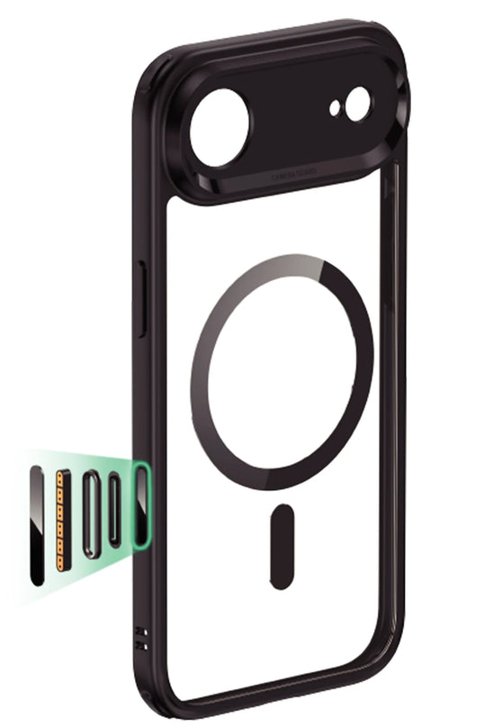 iPhone 17 Air Classic Hybrid Magsafe Kapak Kılıf - Siyah 2
