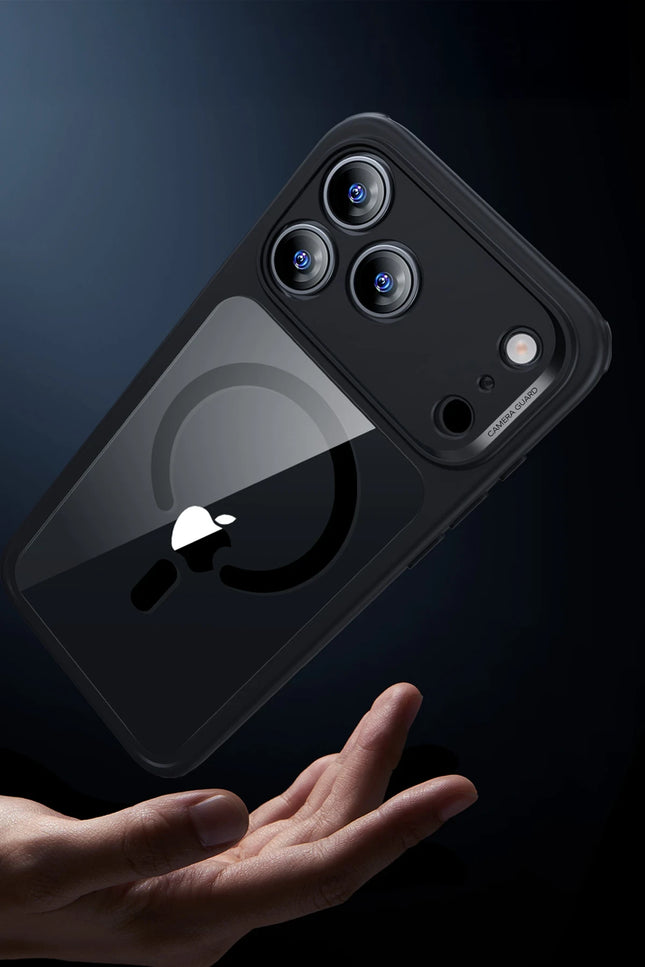 iPhone 17 Air Classic Hybrid Magsafe Kapak Kılıf - Siyah 5