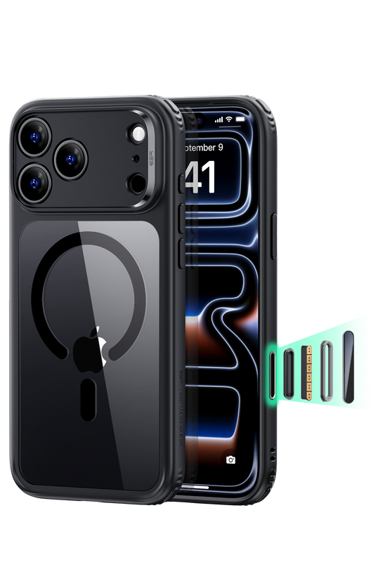 iPhone 18 Pro Max/17 Pro Max Classic Hybrid Magsafe Kapak Kılıf - Siyah