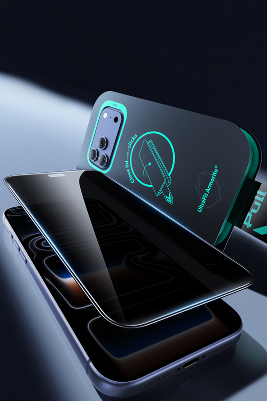 iPhone 18 Pro Max Ultrafit Armorite 2 Adet Hayalet Cam Ekran Koruyucu 4