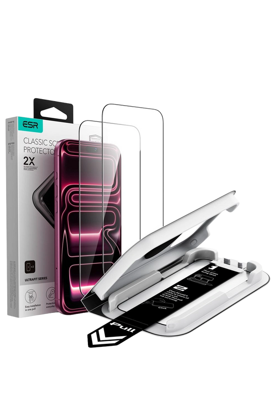 iPhone 18 Pro/17 Pro UltraFit Classic 2 Adet Cam Ekran Koruyucu