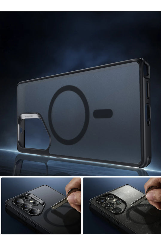 Samsung Galaxy S25 Ultra Classic Hybrid Magsafe Kapak Kılıf - Siyah 2 7