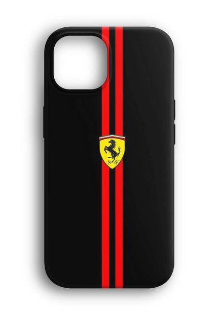 iphone ferrari logo cizgili telefon kilifi