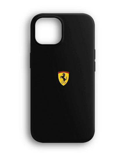 Ferrari Logo Siyah Telefon Kılıfı