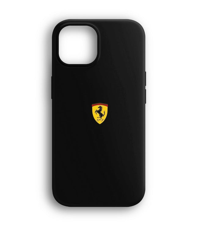 Ferrari Logo Siyah Telefon Kılıfı