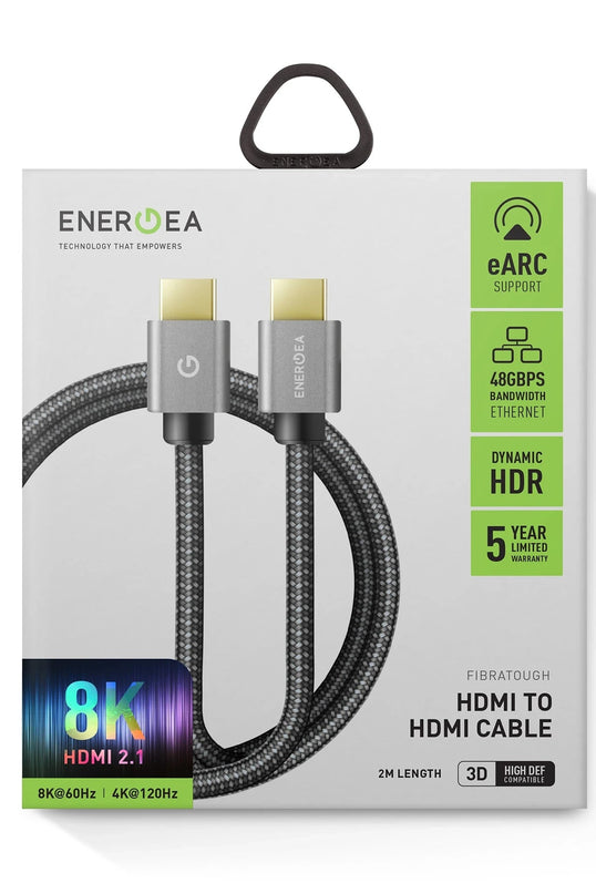FibraTough 2M HDMI 2.1 8K 60 Hz HDMI to HDMI Kablo 6