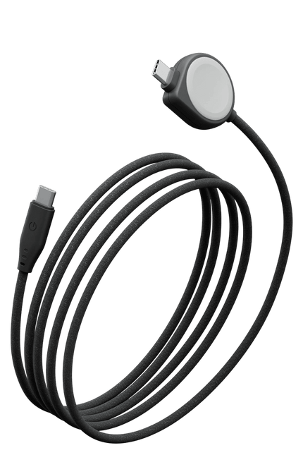 Flow Duo Watch 2in1 1.5M 60W Type-C to Type-C ve Watch PD Hızlı Şarj Kablo - Siyah